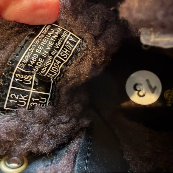 Dr. Martens 1460 Serena Winter Boot Boots Girls Sz 13 NEW NWT Shoes Faux Fur - Picture 9 of 12